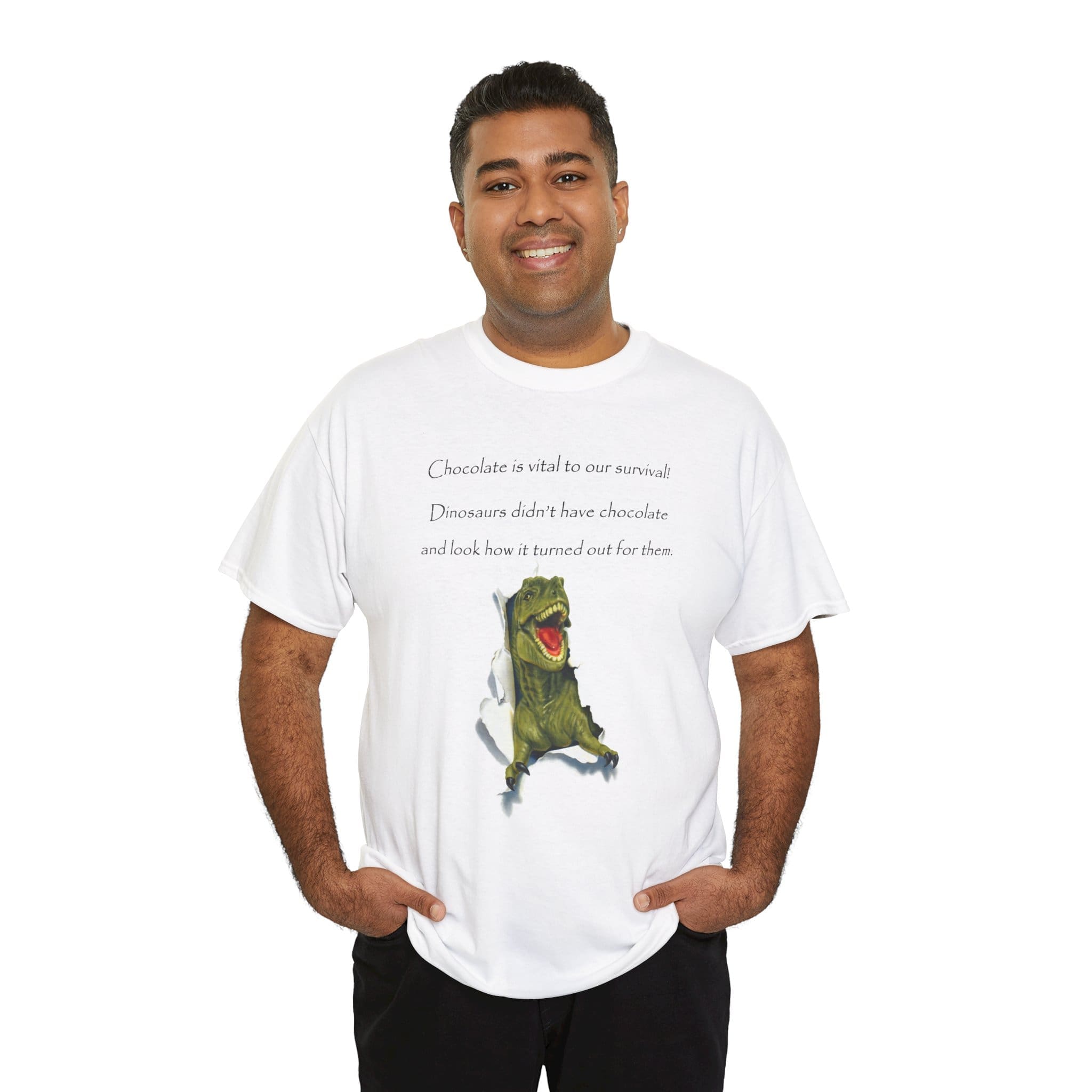 Chocolate Is Vital To Our Survival T-Shirt — Funny Chocolate Lover Tshirt