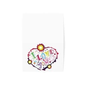 Valentine's Day Greeting Cards — "I Love You" (1/10/30/50 Pack)