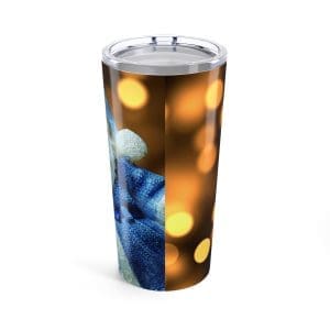 Blue Santa Claus 20oz Tumbler - Festive Travel Mug