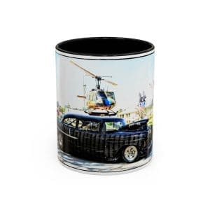 Max Loffgren's POW-MIA Tribute '55 Chevy-Accent Coffee Mug, 11oz