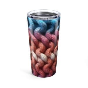 Knitter's Delight Stainless Steel Insulated Travel Mug Tumbler
