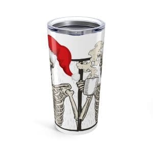 Skeleton Santa 20oz Tumbler Travel Mug