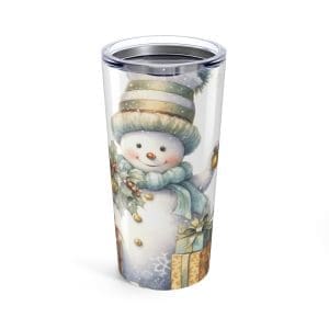 Pastel Snowman 20oz Tumbler/Travel Mug