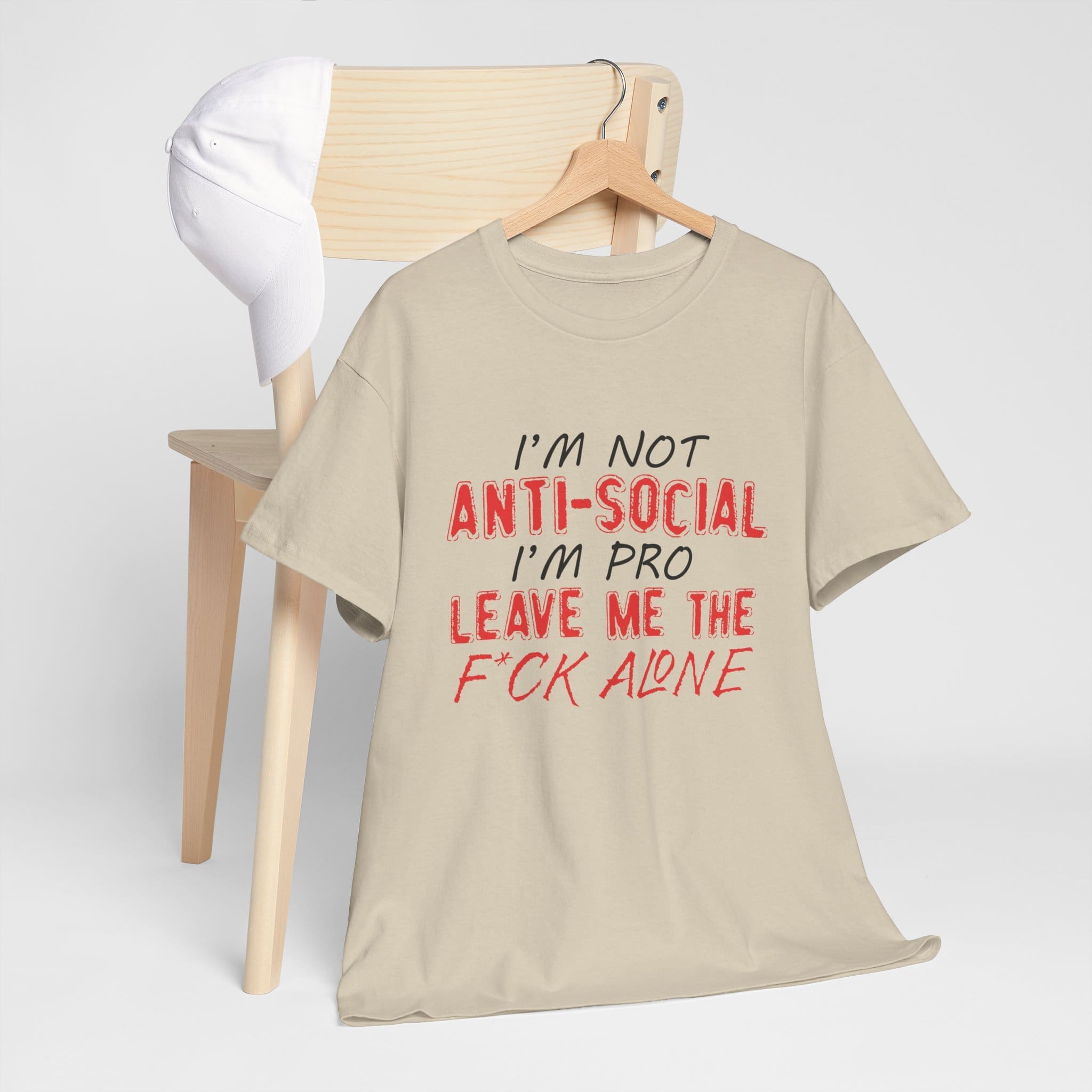 I'm not Anti-social..Unisex Heavy Cotton T-shirt