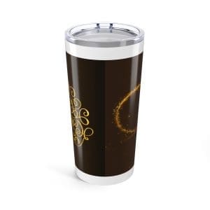 Merry Christmas Sparkle 20oz Tumbler — Holiday Travel Mug