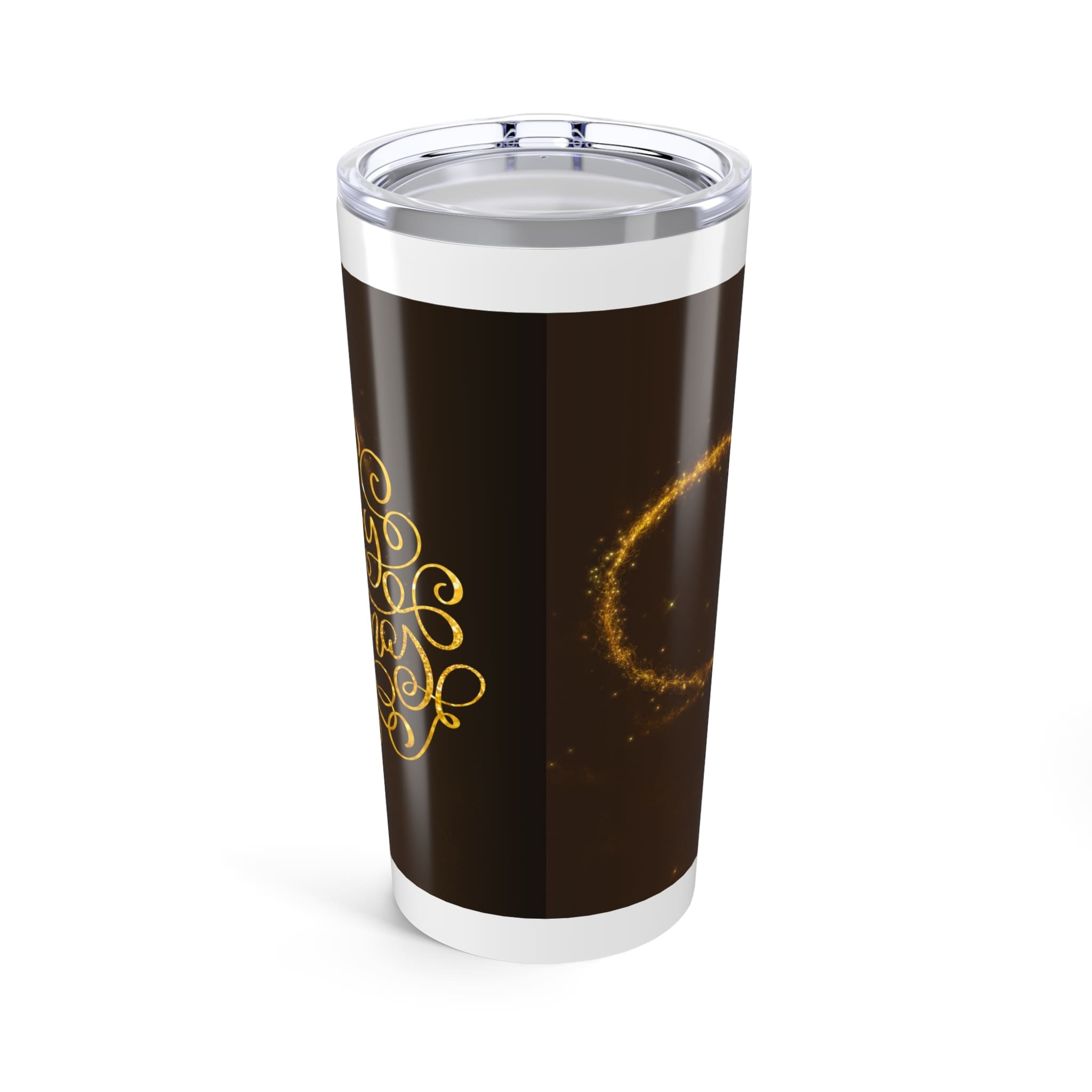 Merry Christmas Sparkle 20oz Tumbler — Holiday Travel Mug