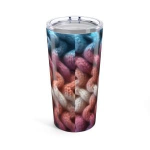 Knitter's Delight Stainless Steel Insulated Travel Mug Tumbler