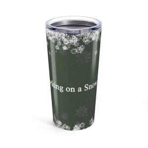 I'm Working On a Snow Delay 20oz Tumbler — Insulated Travel Mug for Winter Commutes