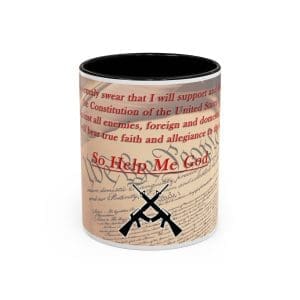 "So Help Me God" Accent Coffee Mug, 11oz
