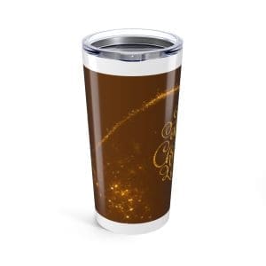 Merry Christmas Sparkle 20oz Tumbler — Holiday Travel Mug