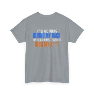 Kiss My A$$ Tee — Funny Bold Back-Print Graphic T-Shirt