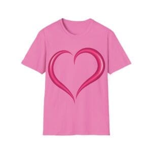 3D Open Heart T‑Shirt — Romantic Valentine Tee