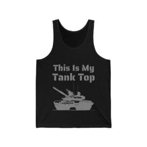 Tank Top — "This Is My Tank Top" Military Tank Graphic Summer Vest