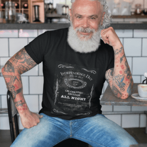 Independence Day Whiskey Design Patriotic T-Shirt