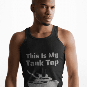 Tank Top — "This Is My Tank Top" Military Tank Graphic Summer Vest