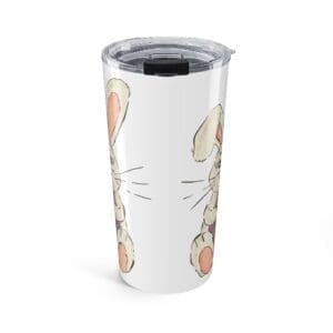 Easter Bunny 20oz Tumbler – Cute Watercolor Rabbit Travel Mug