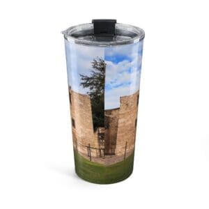 20oz Alamo Landmark Tumbler – San Antonio Mission Photo Travel Cup