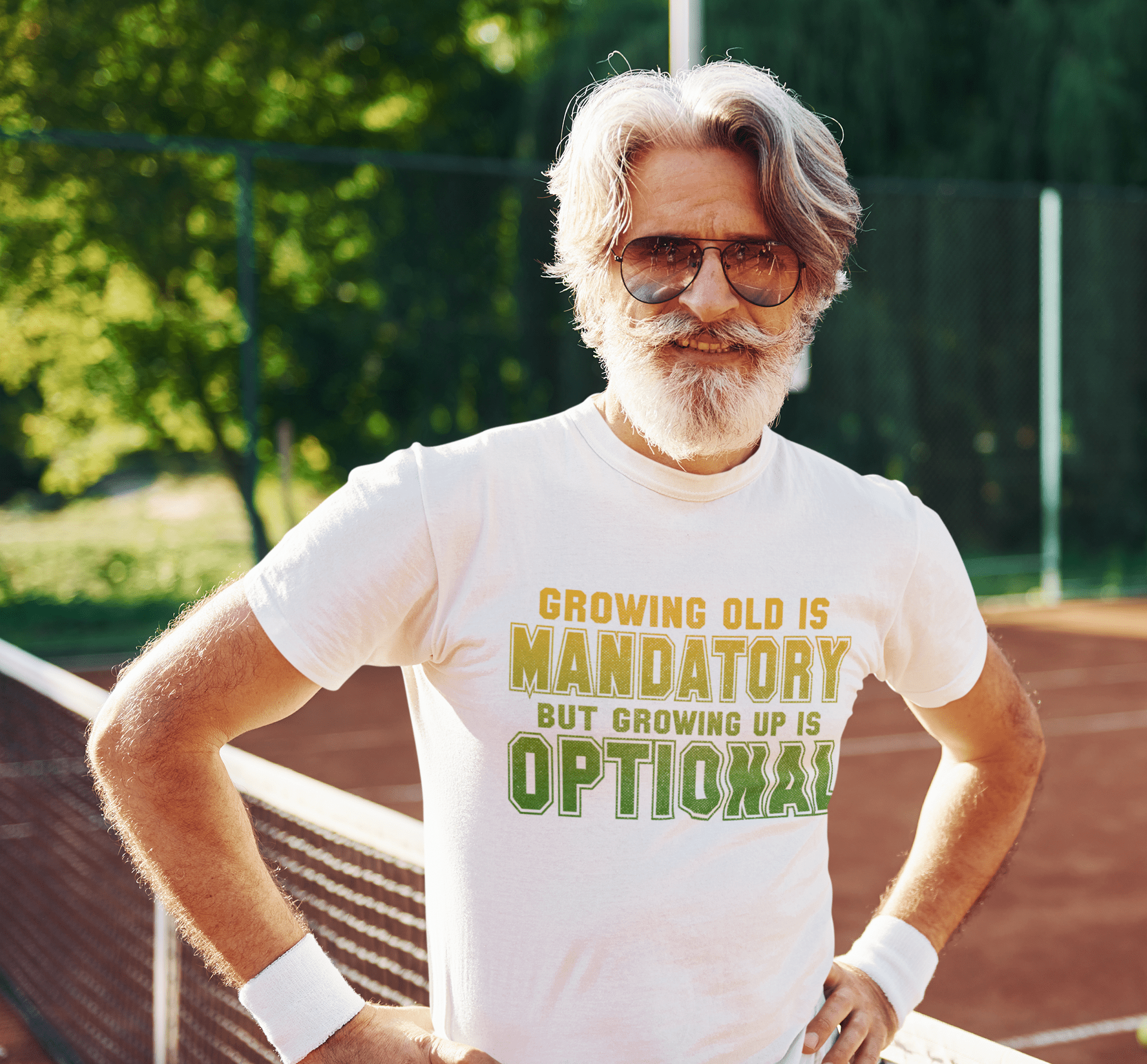 Growing Old Is Mandatory But Growing Up Is Optional T-Shirt