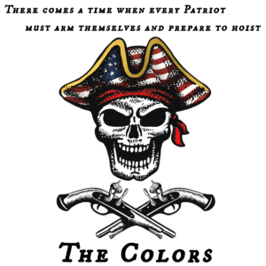 Patriotic Pirate Skull "Hoist The Colors" 20oz Tumbler – American Flag Tricorn Travel Cup