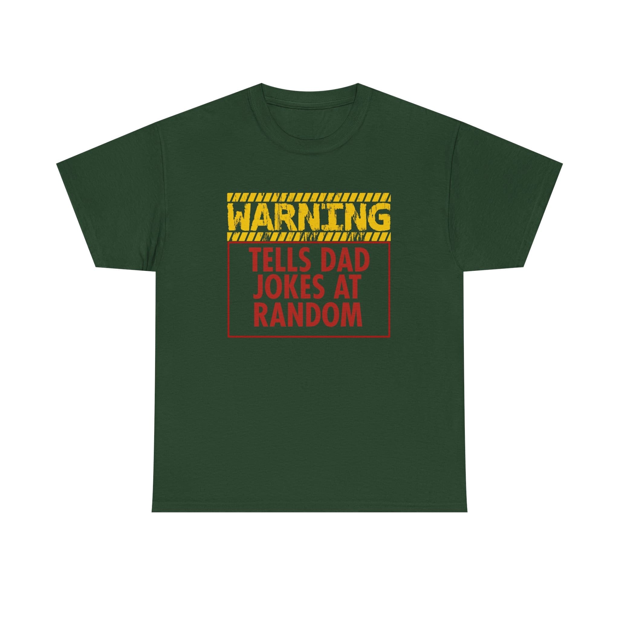 Funny T-shirt - Warning: Tells Dad Jokes At Random Tee